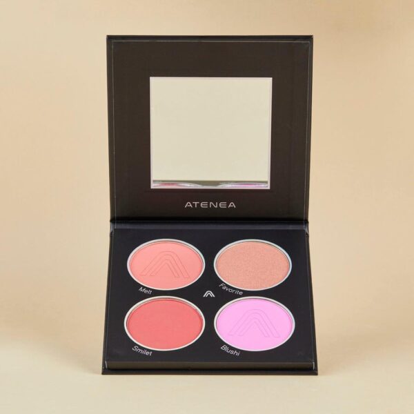 Paleta rubor glam black Atenea